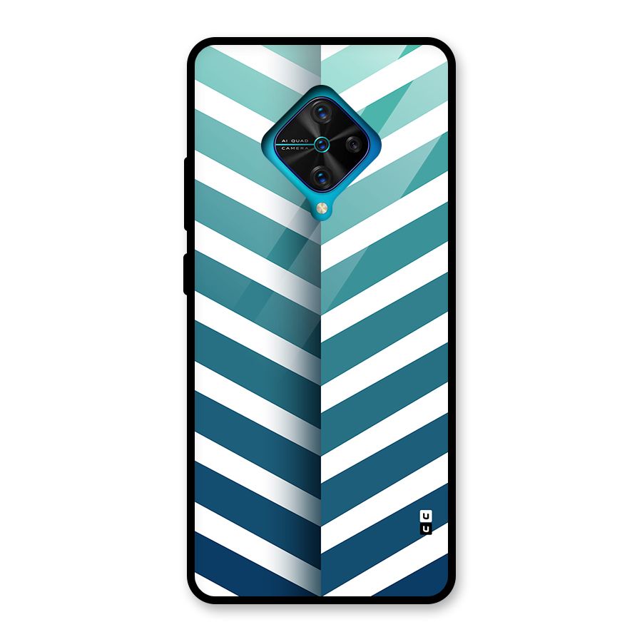 Awesome Angular Stripes Glass Back Case for Vivo S1 Pro