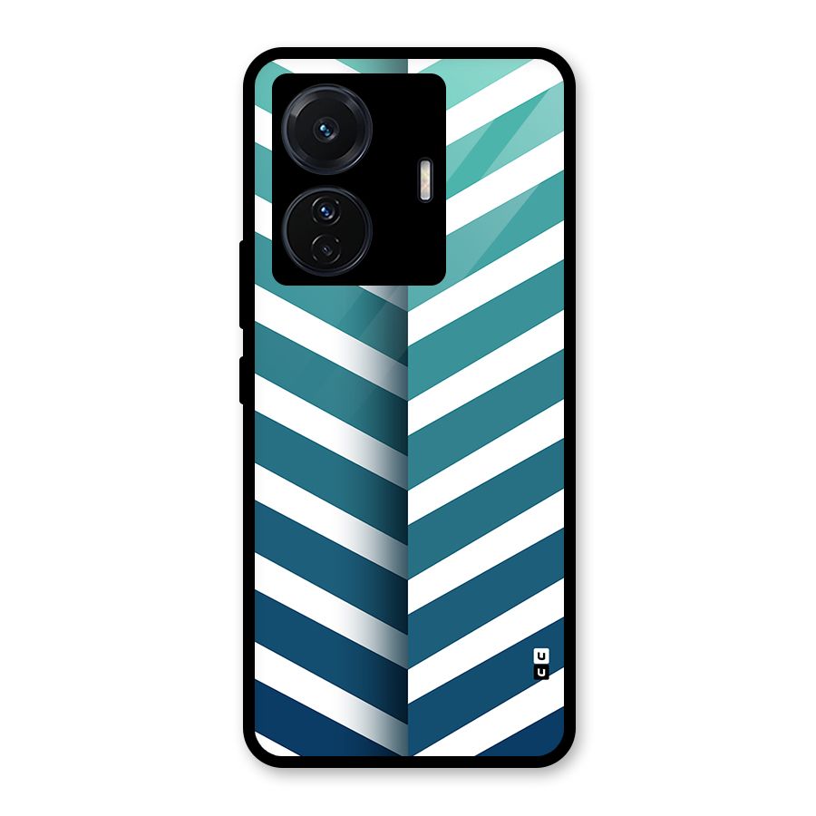Awesome Angular Stripes Glass Back Case for Vivo T1 Pro