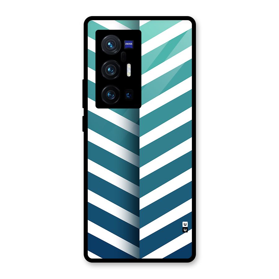 Awesome Angular Stripes Glass Back Case for Vivo X70 Pro Plus