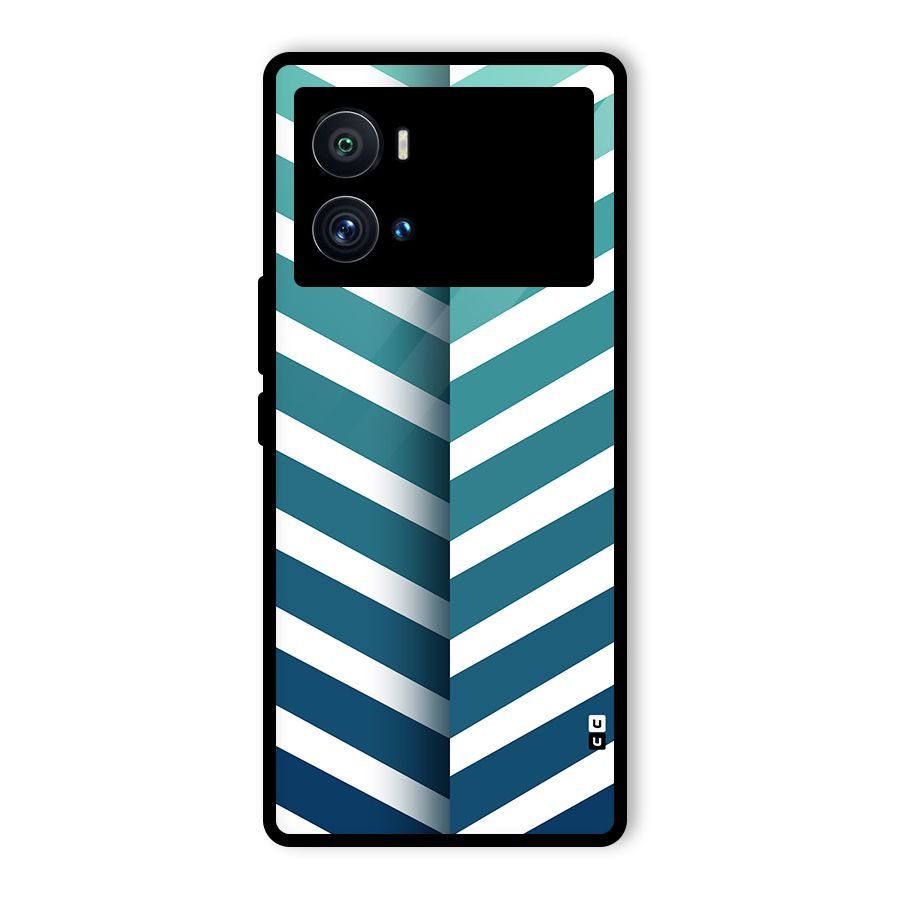 Awesome Angular Stripes Glass Back Case for Vivo iQOO 9 Pro
