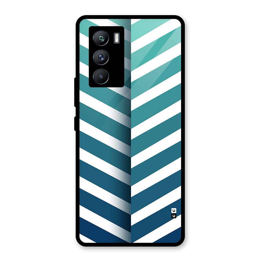 Awesome Angular Stripes Glass Back Case for Vivo iQOO 9 SE