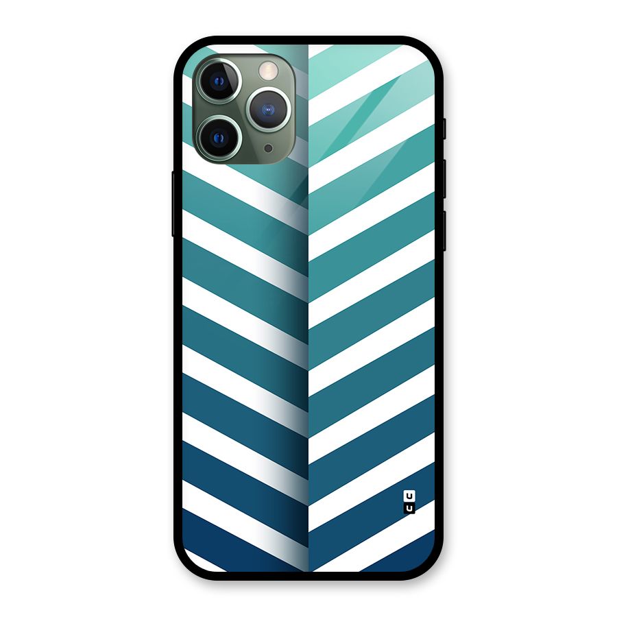 Awesome Angular Stripes Glass Back Case for iPhone 11 Pro