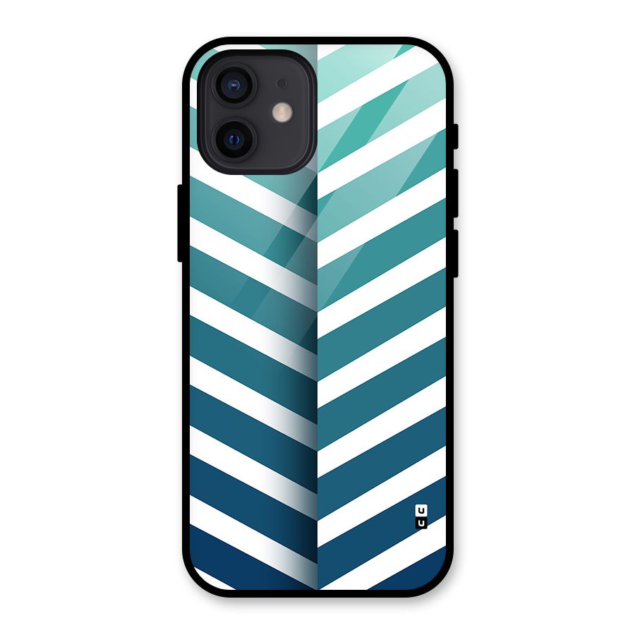 Awesome Angular Stripes Glass Back Case for iPhone 12
