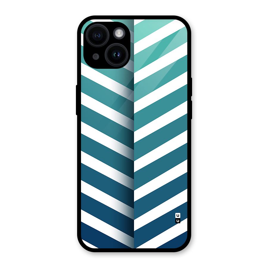 Awesome Angular Stripes Glass Back Case for iPhone 14