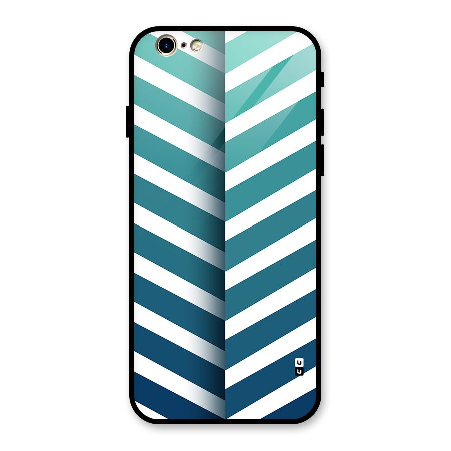 Awesome Angular Stripes Glass Back Case for iPhone 6 6S