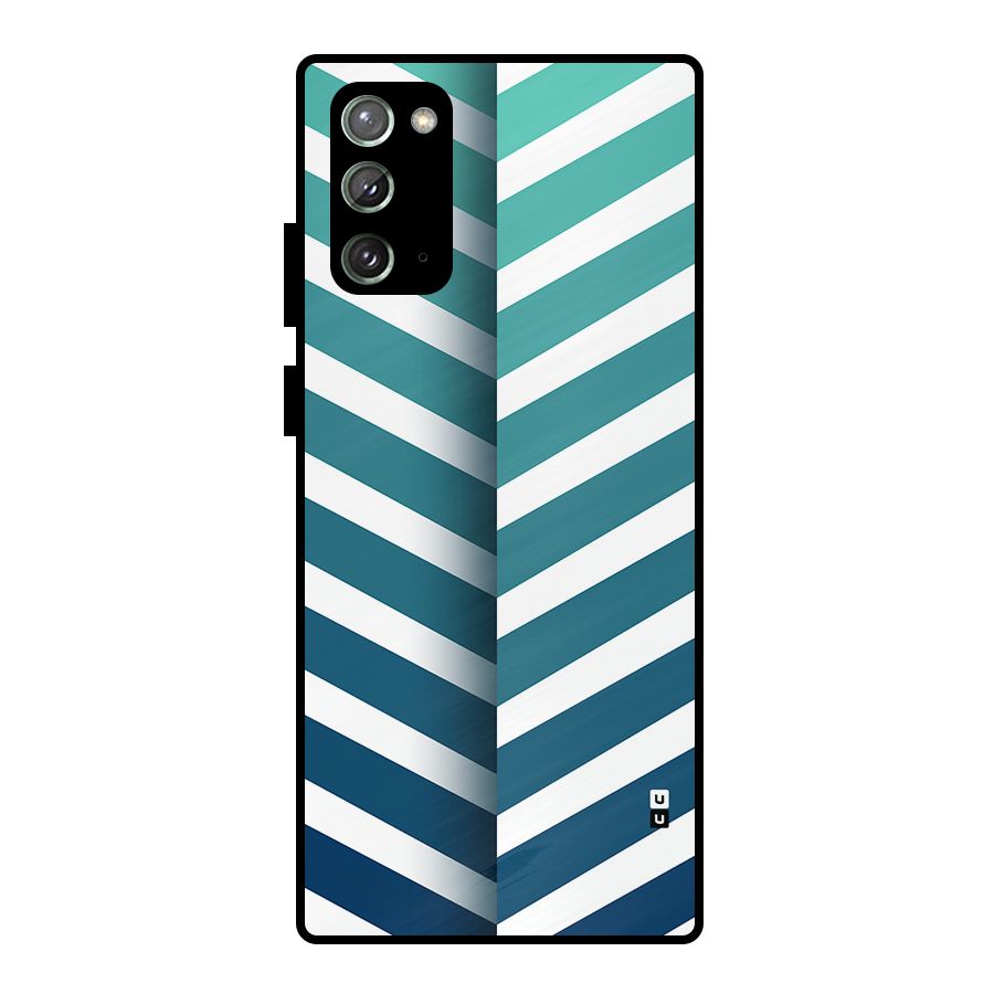 Awesome Angular Stripes Metal Back Case for Galaxy Note 20