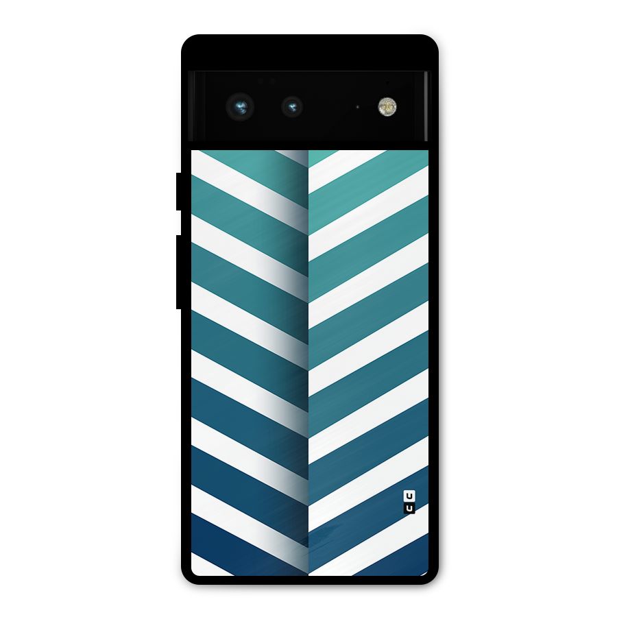 Awesome Angular Stripes Metal Back Case for Google Pixel 6