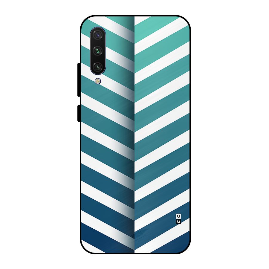 Awesome Angular Stripes Metal Back Case for Mi A3