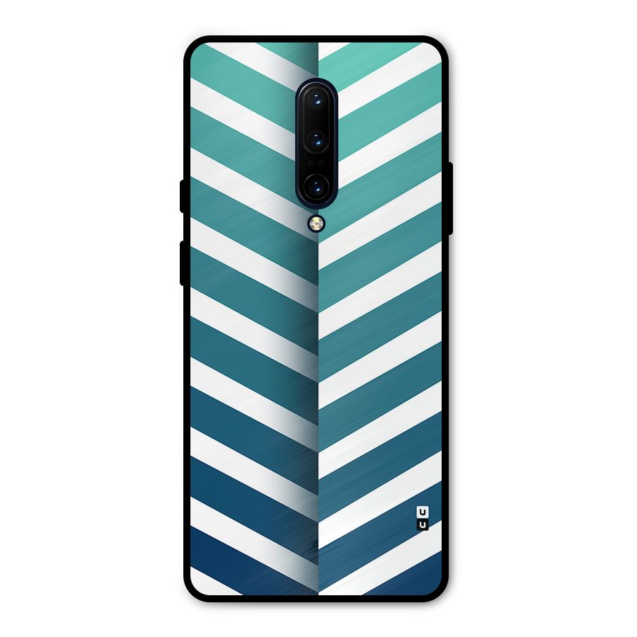Awesome Angular Stripes Metal Back Case for OnePlus 7 Pro