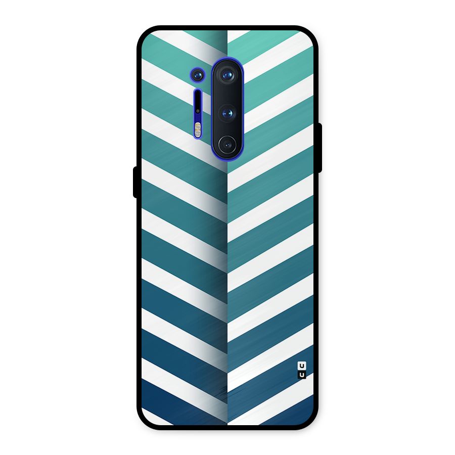 Awesome Angular Stripes Metal Back Case for OnePlus 8 Pro