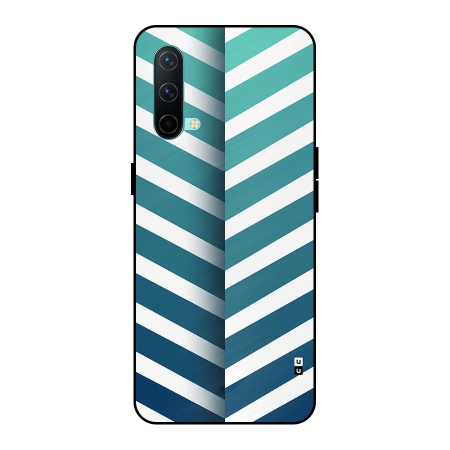 Awesome Angular Stripes Metal Back Case for OnePlus Nord CE 5G