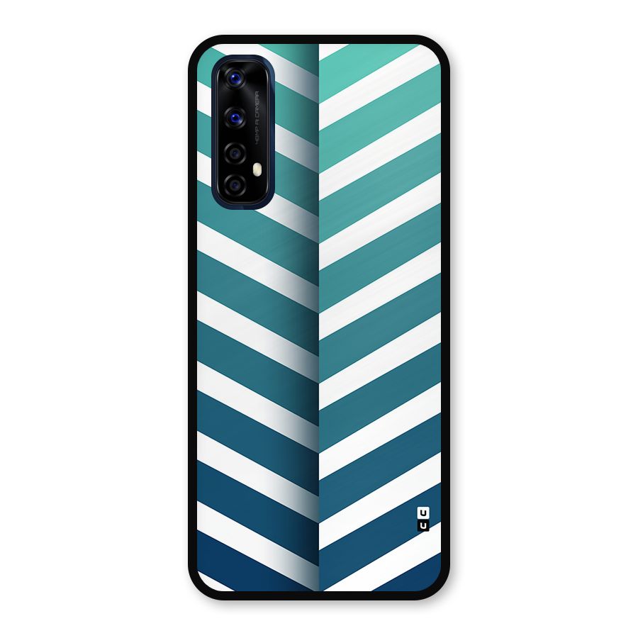 Awesome Angular Stripes Metal Back Case for Realme Narzo 20 Pro