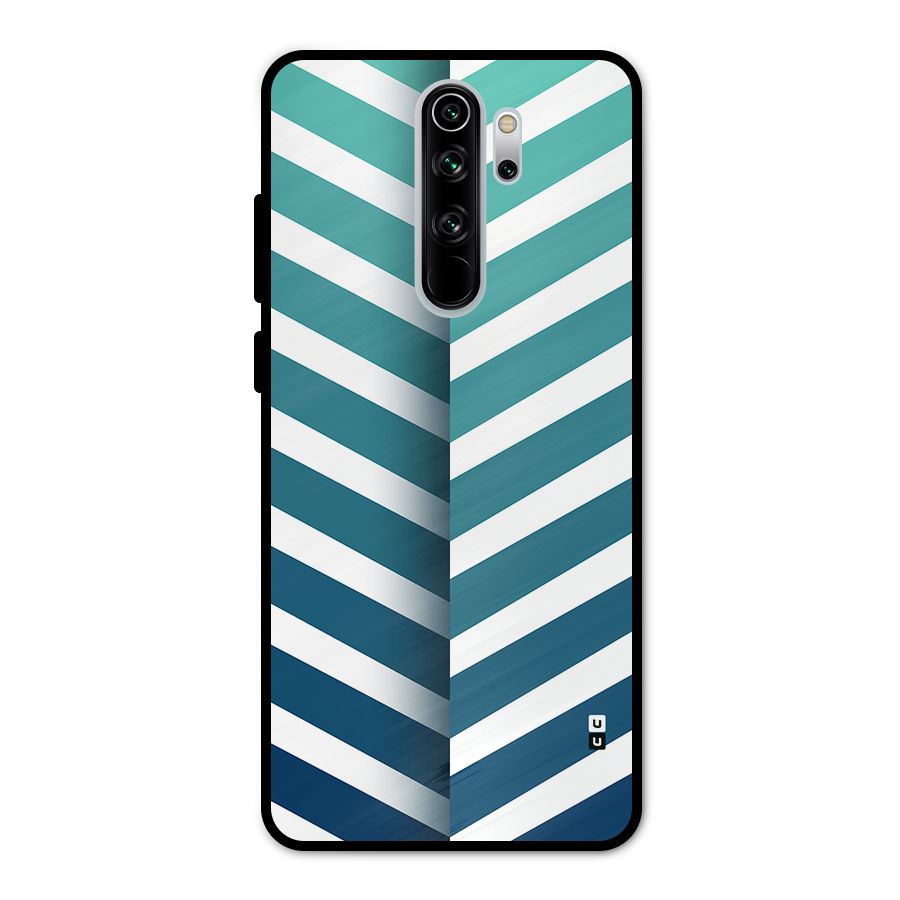 Awesome Angular Stripes Metal Back Case for Redmi Note 8 Pro