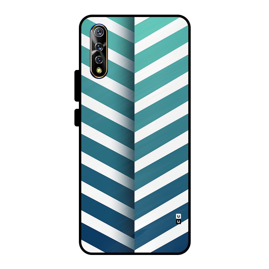 Awesome Angular Stripes Metal Back Case for Vivo S1