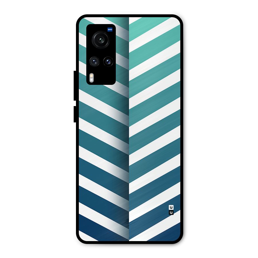 Awesome Angular Stripes Metal Back Case for Vivo X60