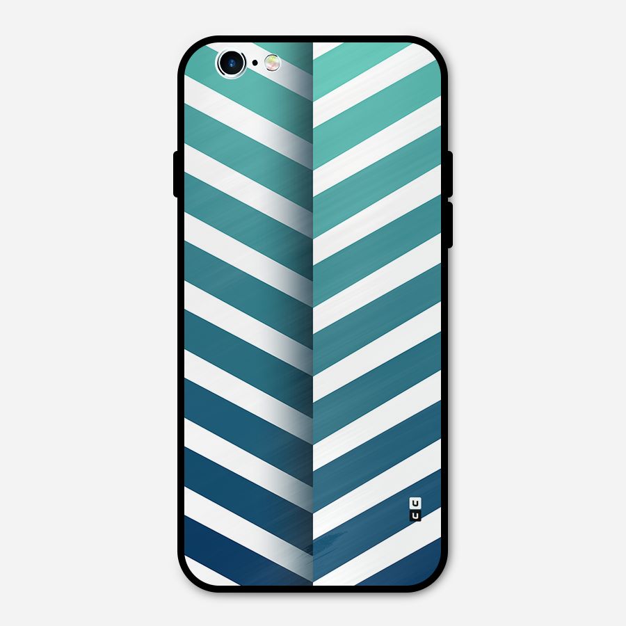 Awesome Angular Stripes Metal Back Case for iPhone 6 6s