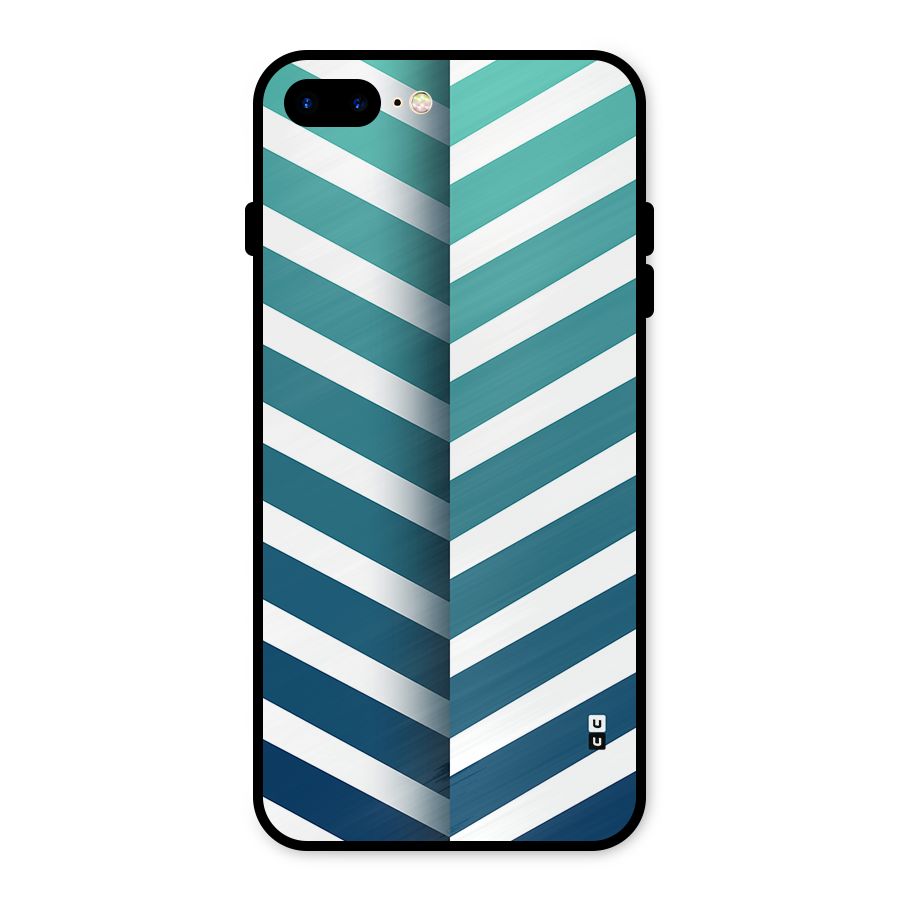 Awesome Angular Stripes Metal Back Case for iPhone 7 Plus