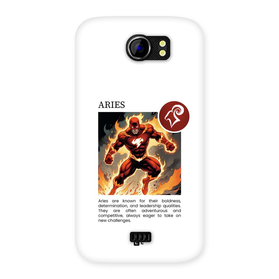 Awesome Aries Back Case for Canvas 2 A110