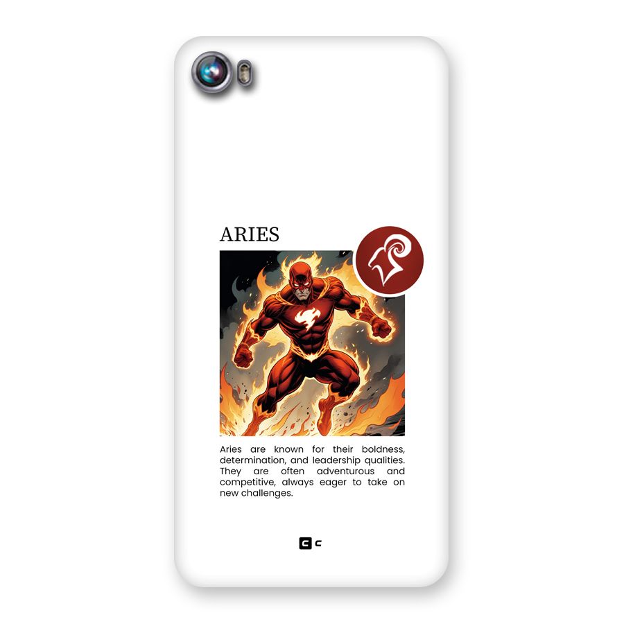 Awesome Aries Back Case for Canvas Fire 4 (A107)