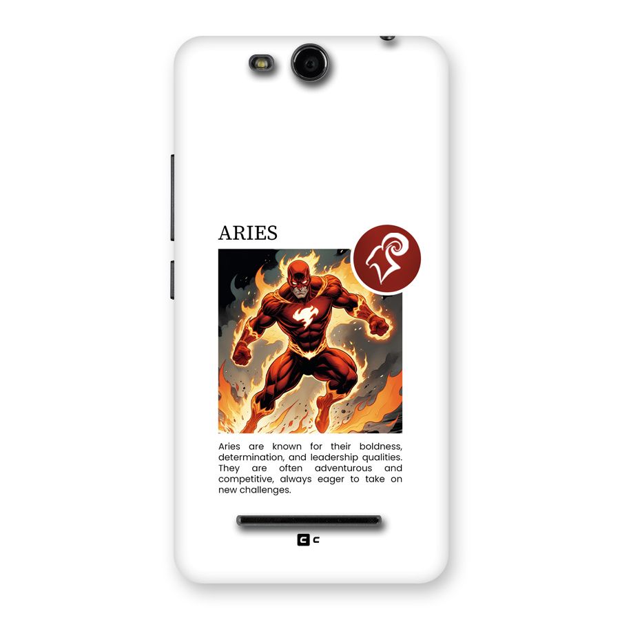 Awesome Aries Back Case for Canvas Juice 3 Q392
