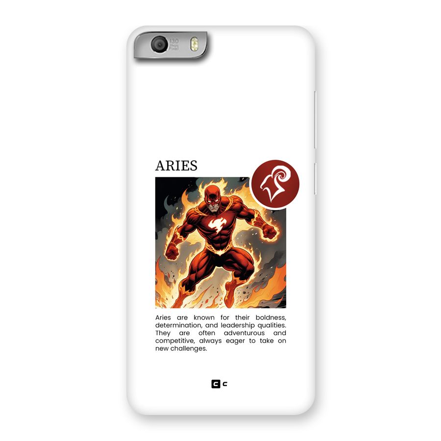 Awesome Aries Back Case for Canvas Knight 2
