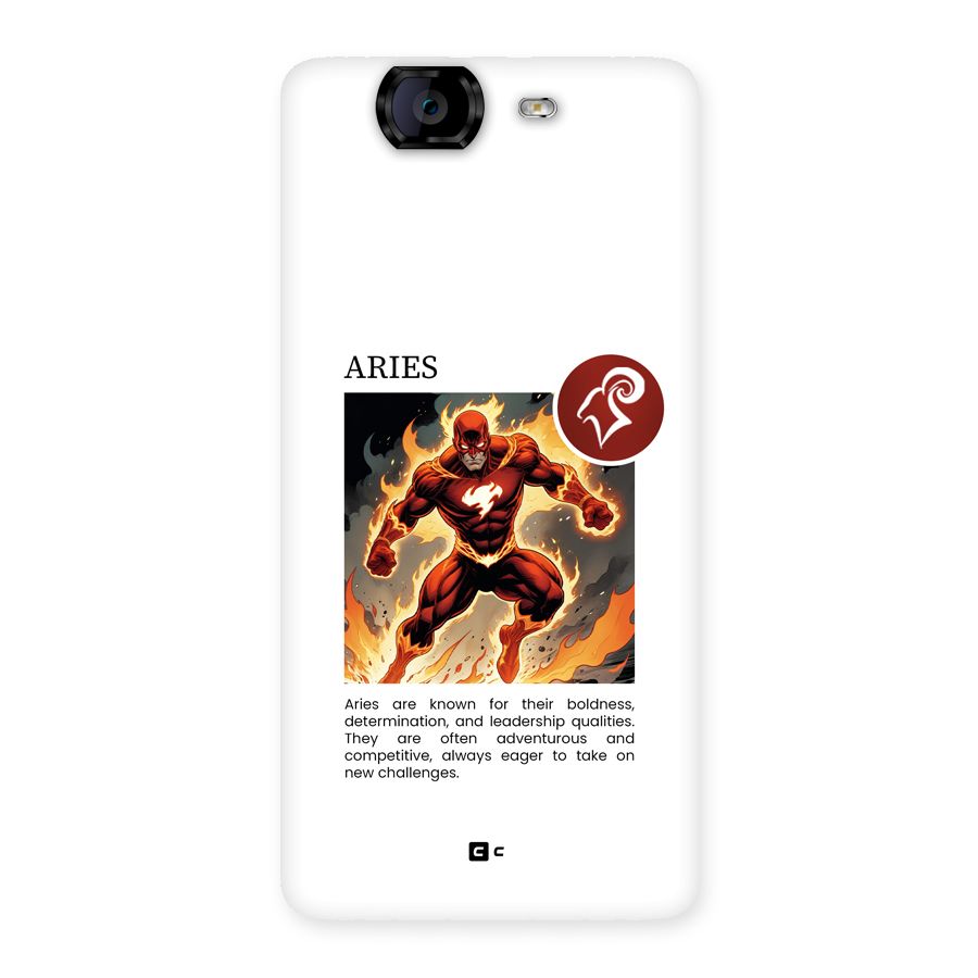 Awesome Aries Back Case for Canvas Knight A350