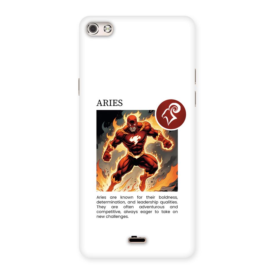 Awesome Aries Back Case for Canvas Silver 5