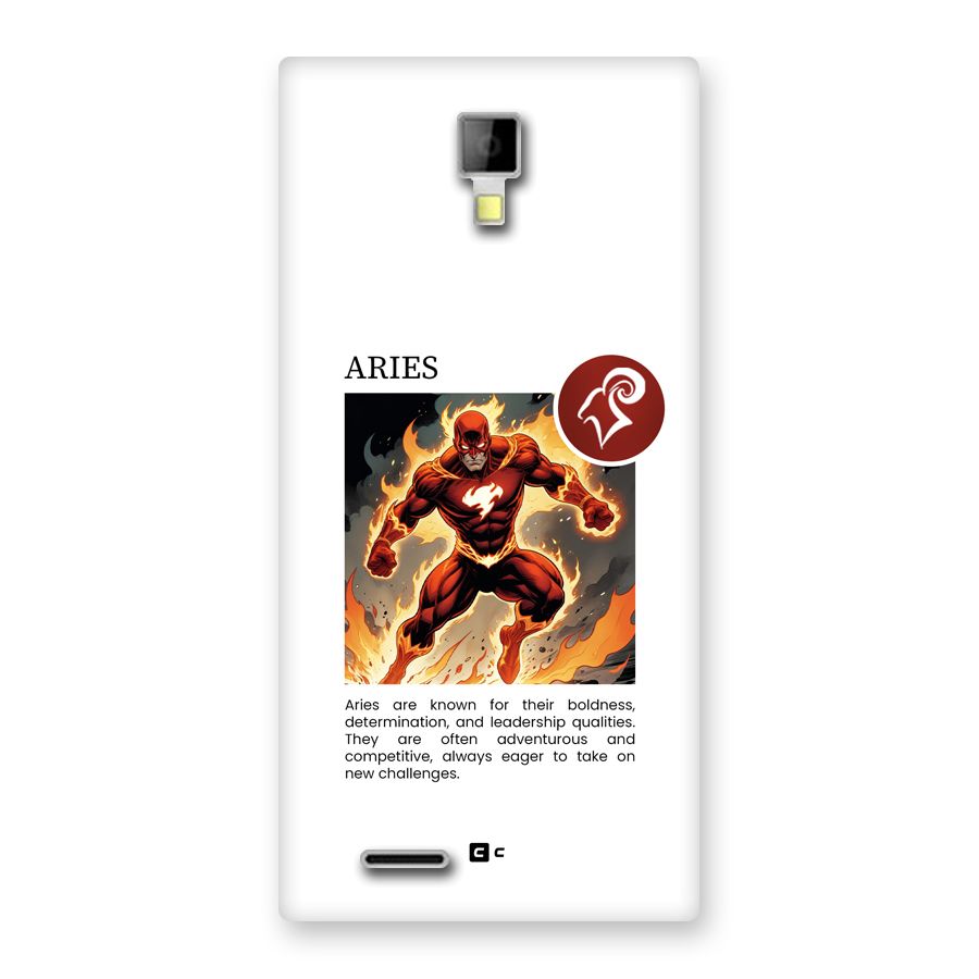 Awesome Aries Back Case for Canvas Xpress A99