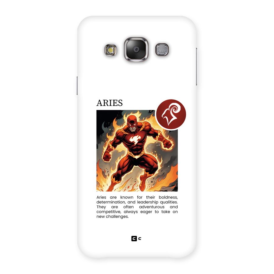 Awesome Aries Back Case for Galaxy E7