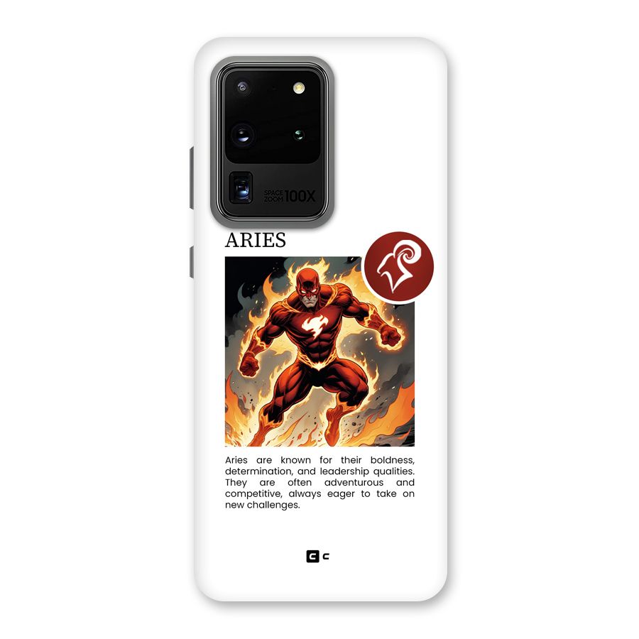 Awesome Aries Back Case for Galaxy S20 Ultra