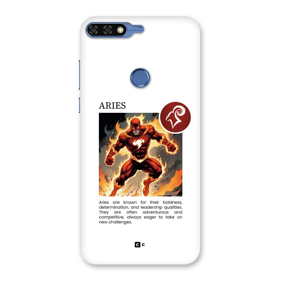 Awesome Aries Back Case for Honor 7C