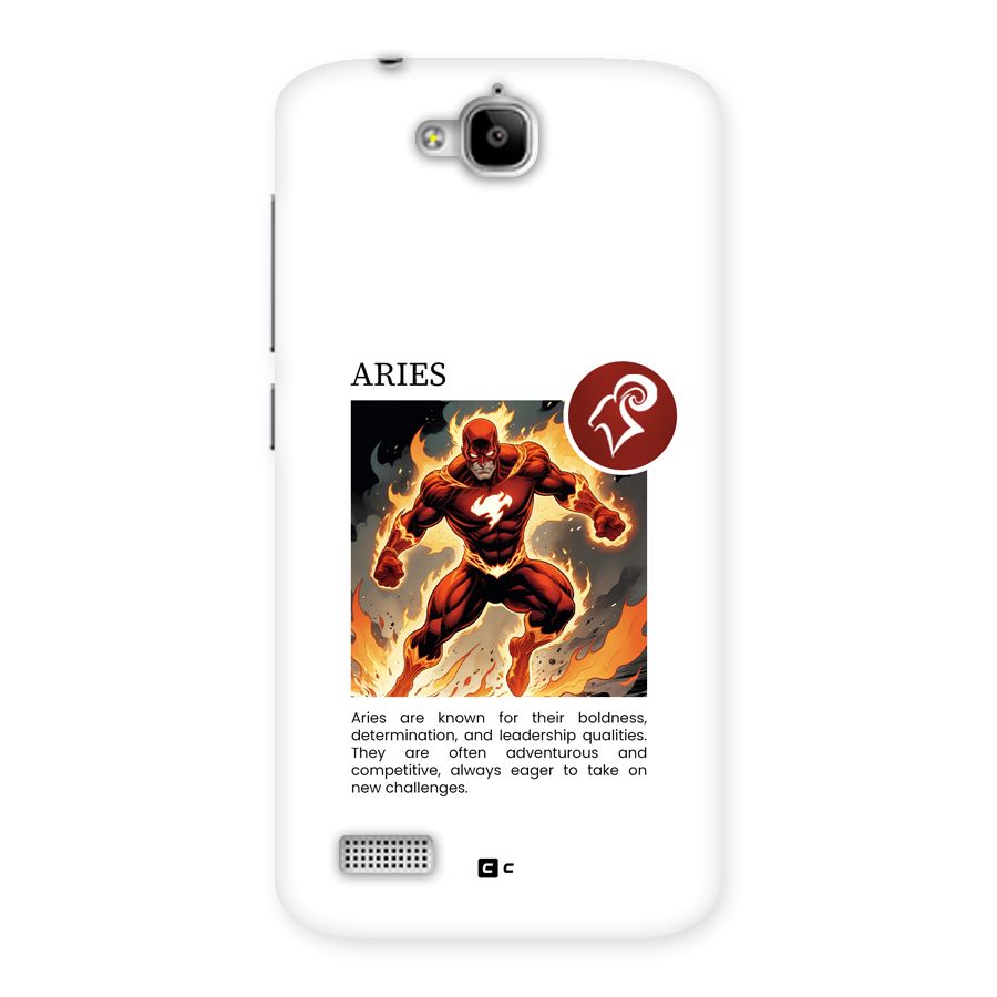 Awesome Aries Back Case for Honor Holly