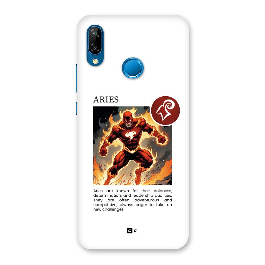 Awesome Aries Back Case for Huawei P20 Lite