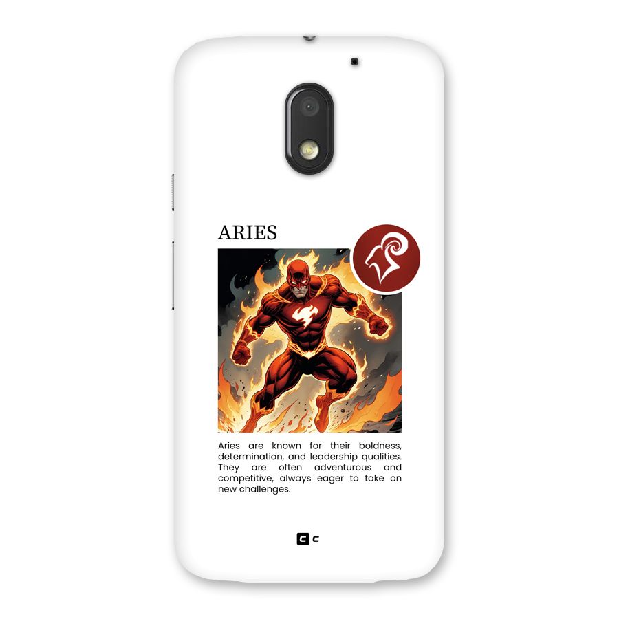 Awesome Aries Back Case for Moto E3 Power