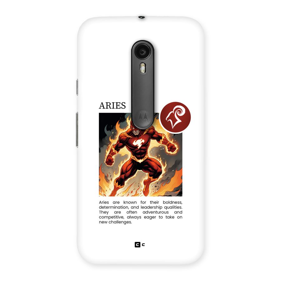 Awesome Aries Back Case for Moto G3