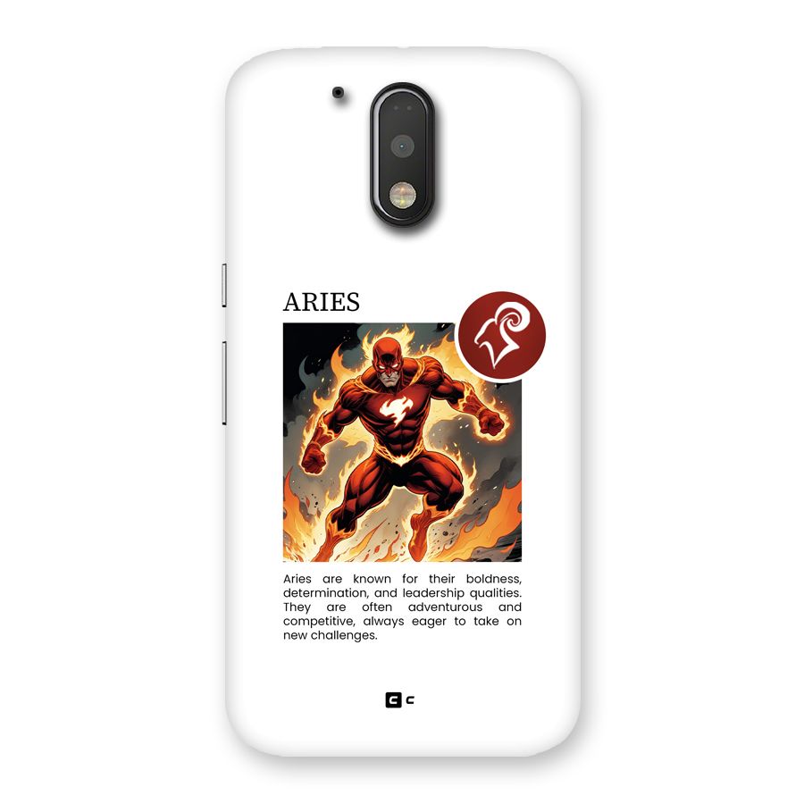 Awesome Aries Back Case for Moto G4 Plus