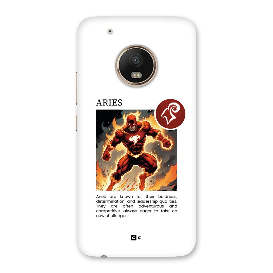Awesome Aries Back Case for Moto G5 Plus