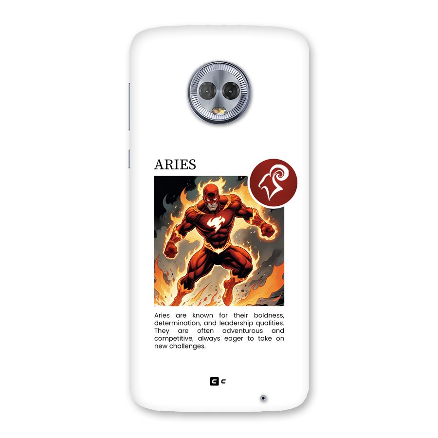 Awesome Aries Back Case for Moto G6 Plus