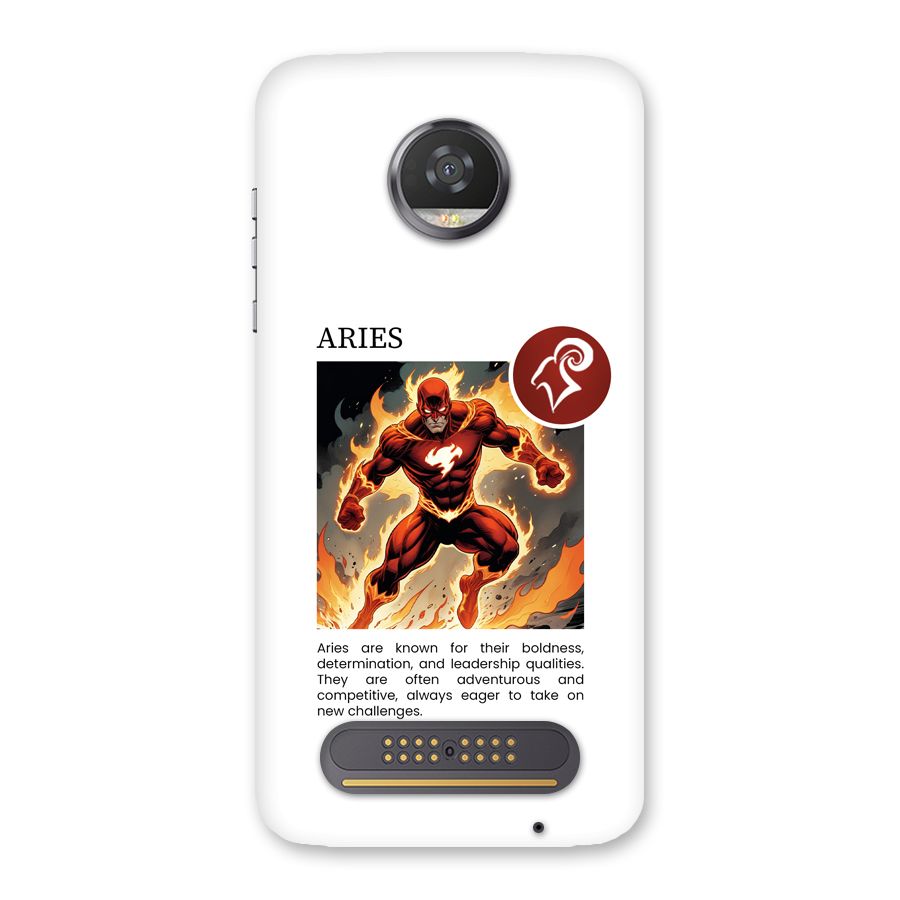 Awesome Aries Back Case for Moto Z2 Play