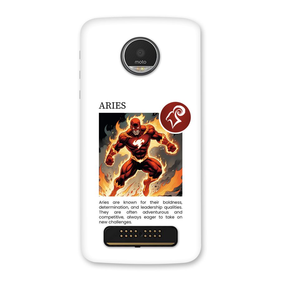 Awesome Aries Back Case for Moto Z Play