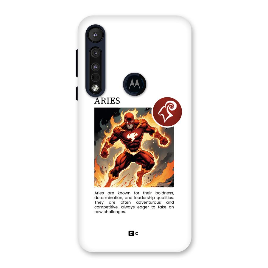Awesome Aries Back Case for Motorola One Macro