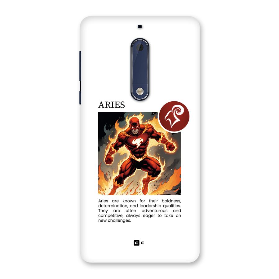 Awesome Aries Back Case for Nokia 5
