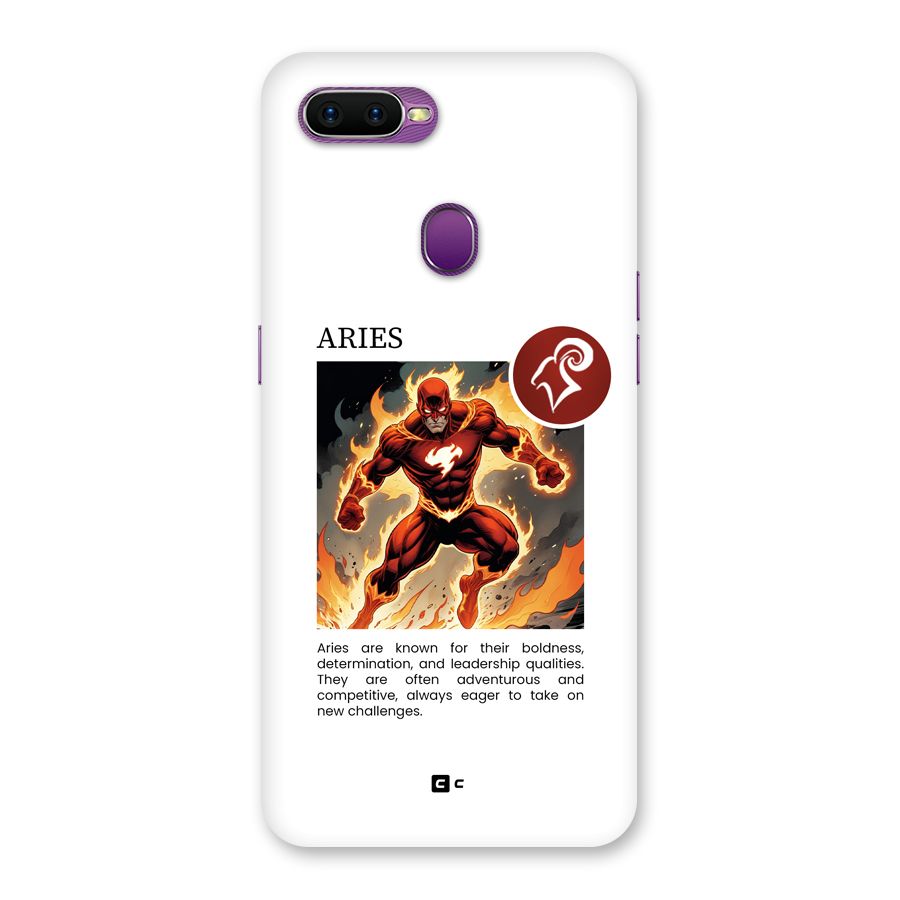 Awesome Aries Back Case for Oppo F9