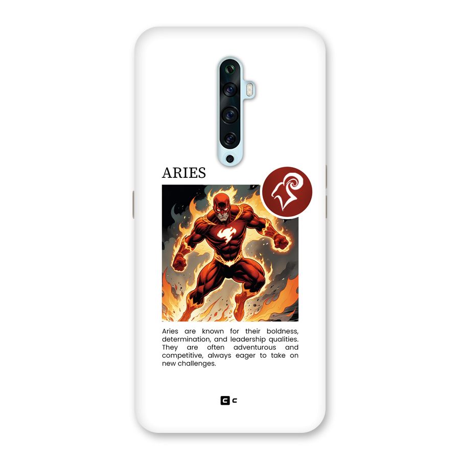 Awesome Aries Back Case for Oppo Reno2 F