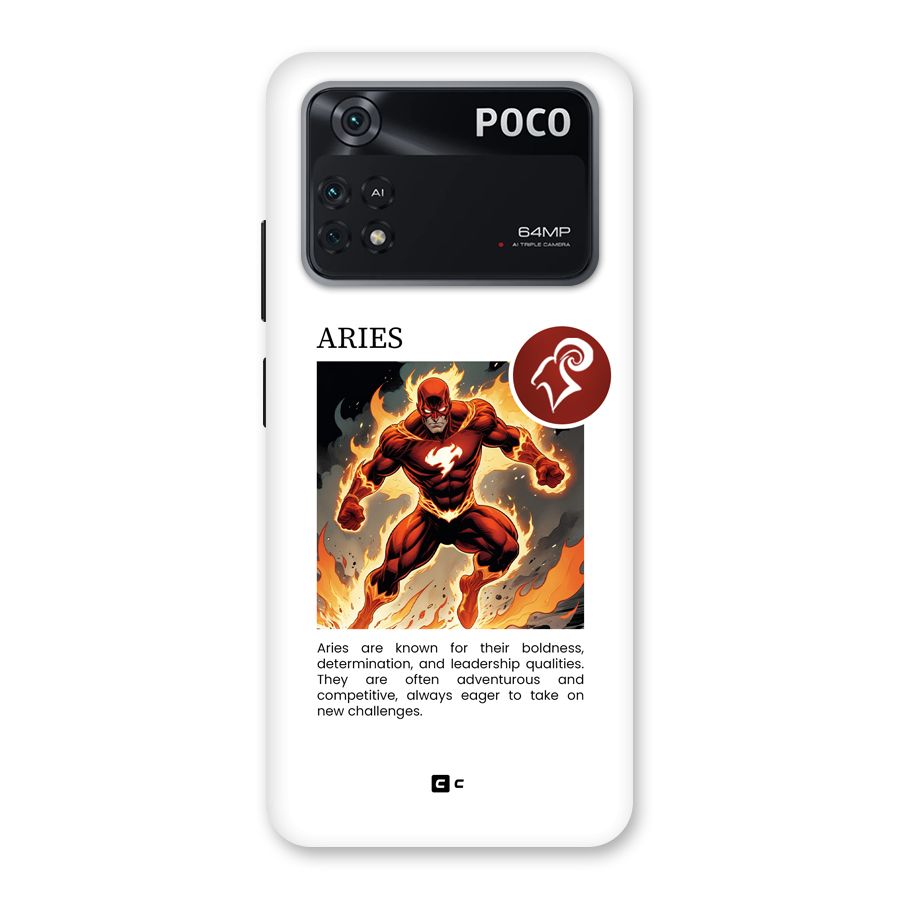Awesome Aries Back Case for Poco M4 Pro 4G