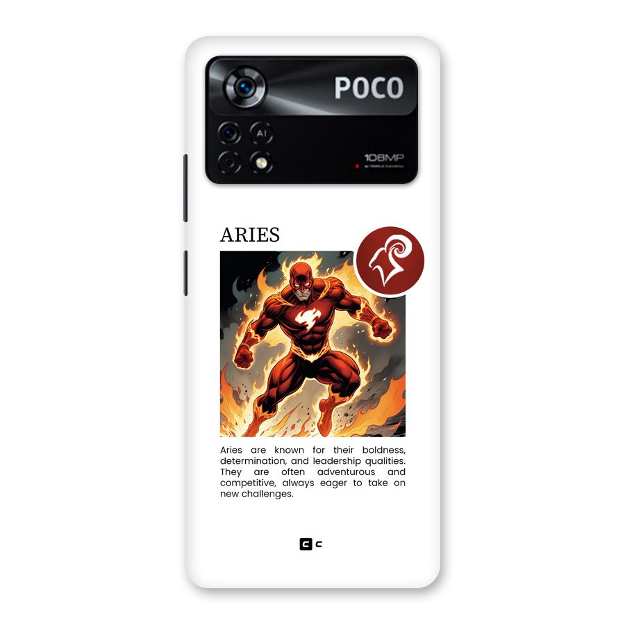 Awesome Aries Back Case for Poco X4 Pro 5G