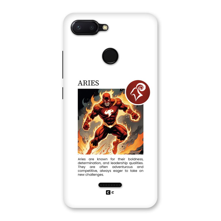 Awesome Aries Back Case for Redmi 6