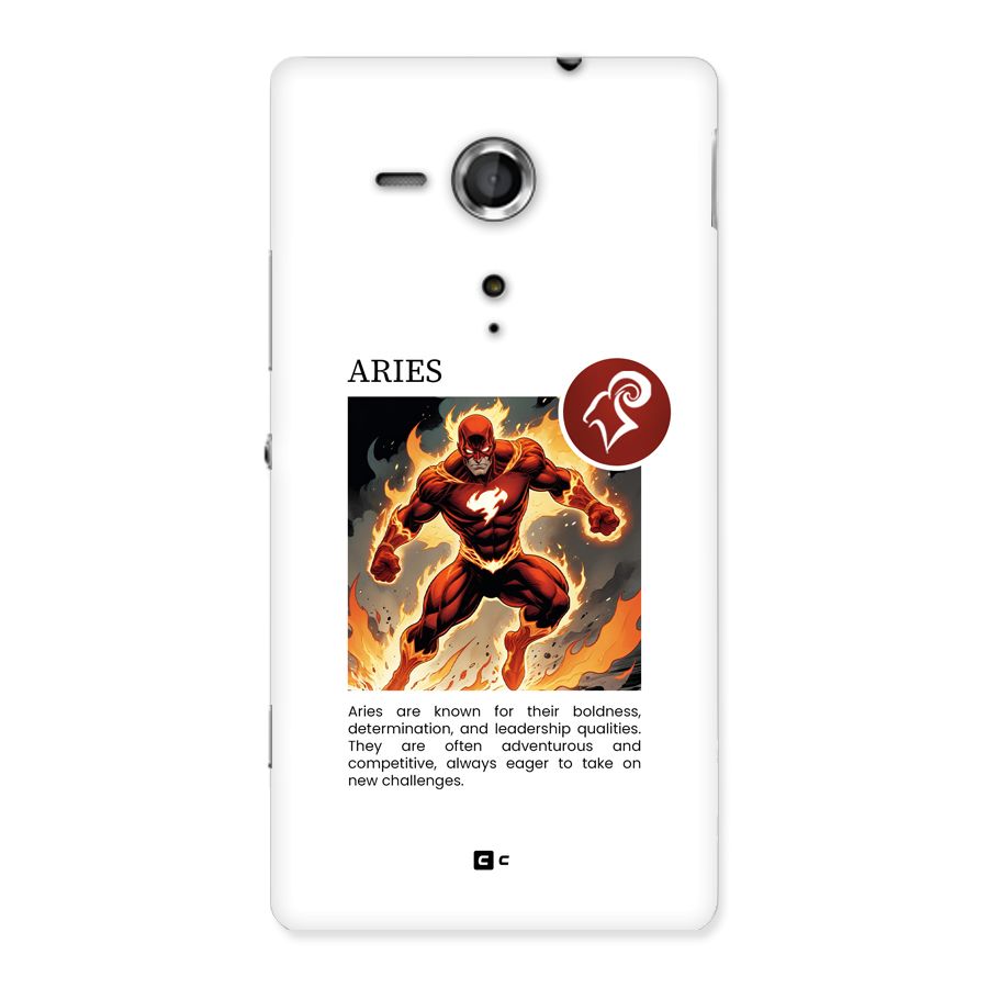 Awesome Aries Back Case for Xperia Sp