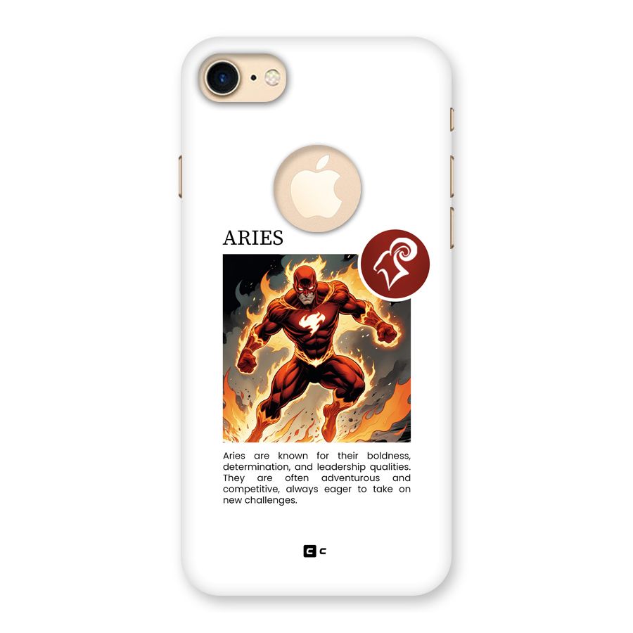 Awesome Aries Back Case for iPhone 7 Logo Cut