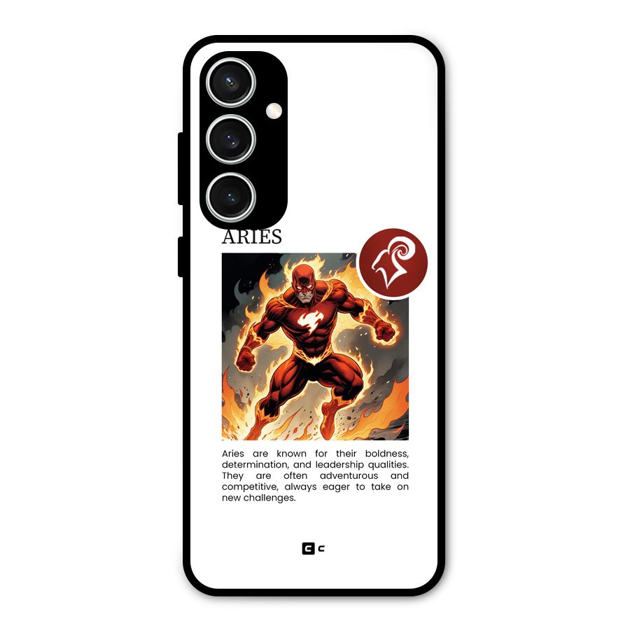 Awesome Aries Glass Back Case for Galaxy S23 FE